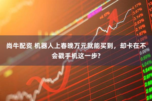 尚牛配资 机器人上春晚万元就能买到，却卡在不会戳手机这一步?