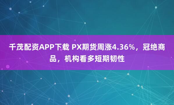 千茂配资APP下载 PX期货周涨4.36%,冠绝商品,机构看多短期韧性